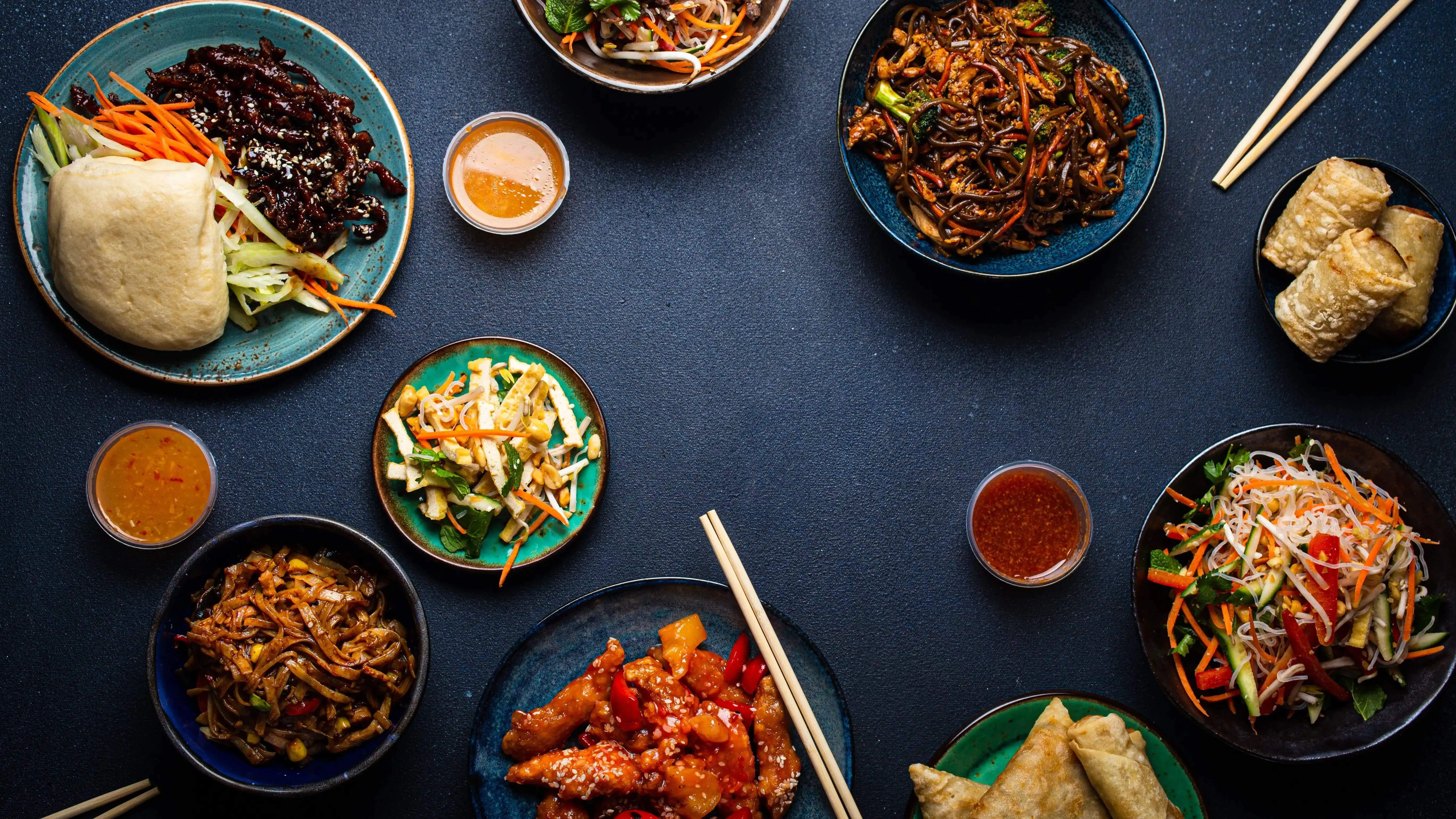 Decorative header - Vanchu Hut Chinese cuisine ambiance